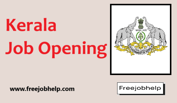 Kerala-Job-Vacancy Kerala government job opening notification banner