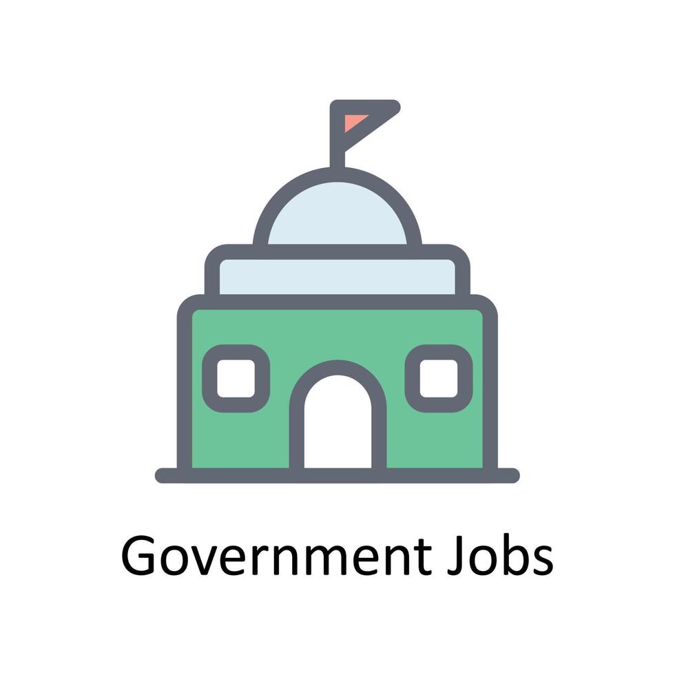 latest jobs government Icon of a government building with a flag, symbolising government jobs.