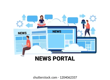 People browsing news on digital devices